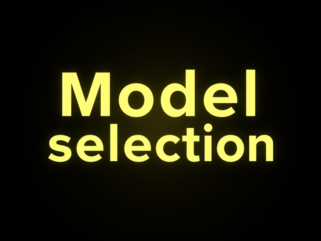 AI術語列表: 模型選擇 (Model selection)